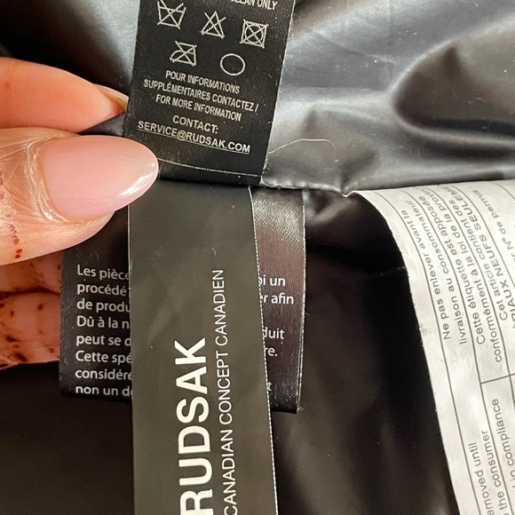 RUDSAK LEATHER BOMBER JACKET - Picture 8 of 12